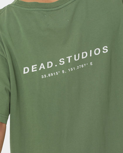 Dead Studios Est Signature T-Shirt Olive Green