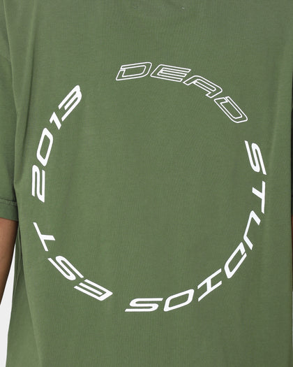 Dead Studios Razor Wire T-Shirt Olive Green
