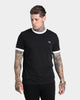 Fred Perry Taped Ringer T-Shirt Black
