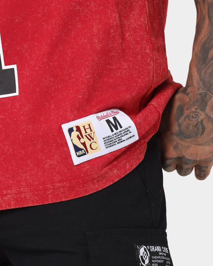 Mitchell & Ness Dennis Rodman #91 Quintessential Acid Tank Red