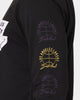 Mitchell & Ness Los Angeles Lakers Split Logo Repeat Long Sleeve T-Shirt Standard Black