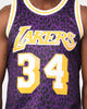 Mitchell & Ness Los Angeles Lakers Shaquille O'Neal 1996-'97 #34 Wild Life Swingman Jersey Purple