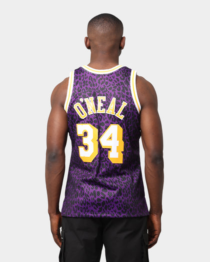 Mitchell & Ness Los Angeles Lakers Shaquille O'Neal 1996-'97 #34 Wild Life Swingman Jersey Purple