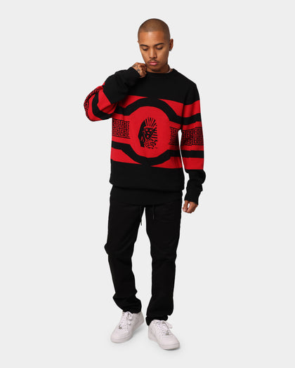 Last Kings King Tut Knitted Sweater Black/Red