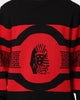 Last Kings King Tut Knitted Sweater Black/Red