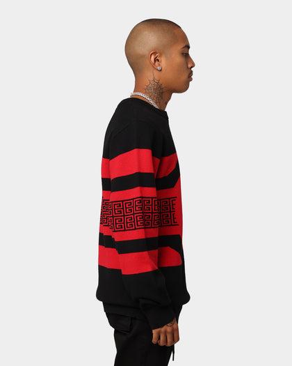 Last Kings King Tut Knitted Sweater Black/Red