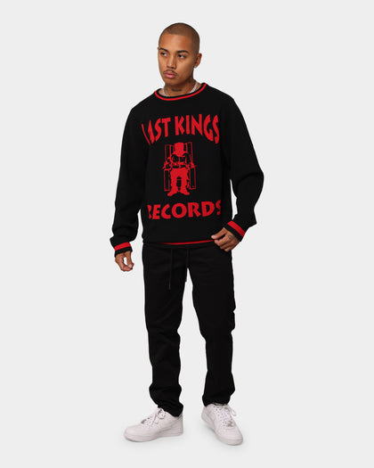 Last Kings Records Knitted Sweater Black/Red
