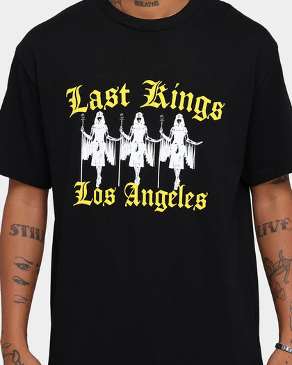 Last Kings Men's Regimental T-Shirt Black