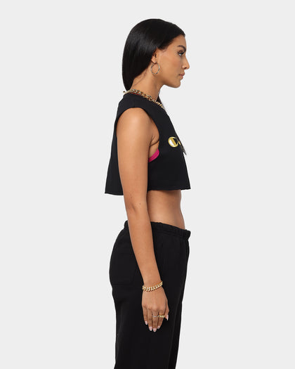 Champion Women's Heritage Jersey Tank Black/Gold