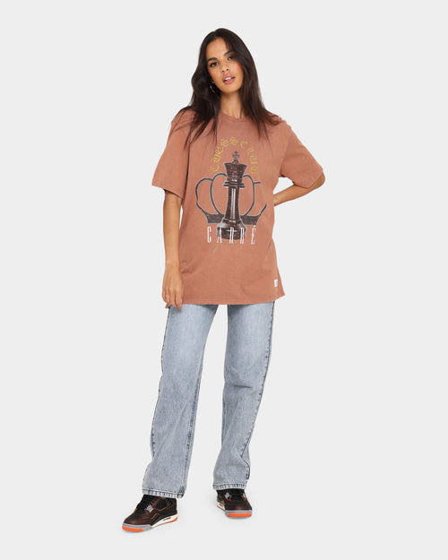 Carré Chess Club Vintage T-Shirt Brown