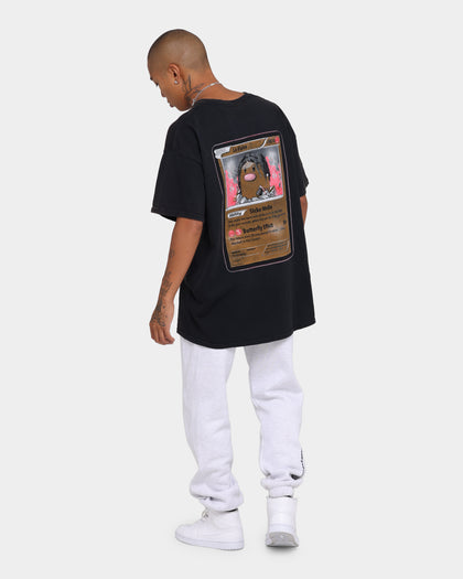 Goat Crew Flame Player Card Vintage T-Shirt Black Wash