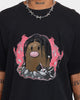 Goat Crew Flame Player Card Vintage T-Shirt Black Wash