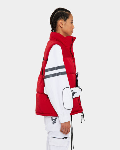 The Anti-Order Hyphen ATD Puffer Vest Red