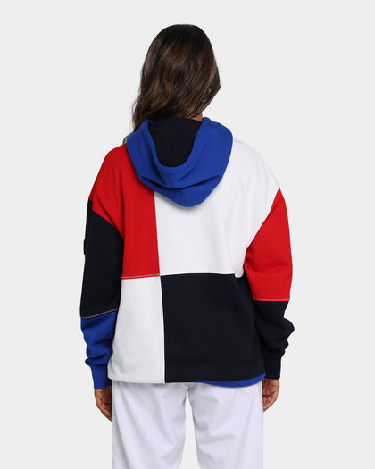 Tommy Jeans Street Archives Colour-Blocked Hoodie Cobalt/Multi