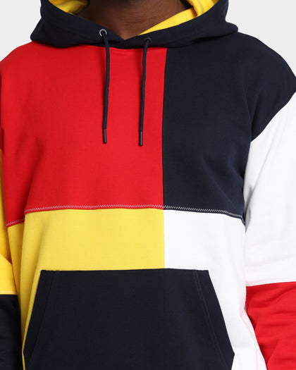 Tommy Jeans Street Archives Colour-Blocked Hoodie Star Fruit Yellow