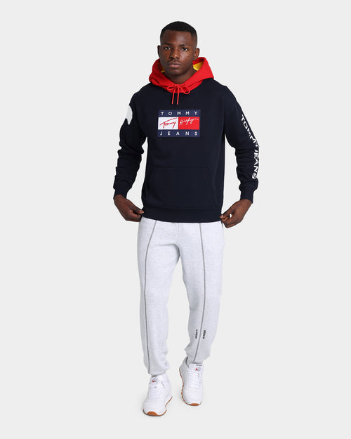 Tommy Jeans Street Archives Badge Logo Hoodie Desert Sky