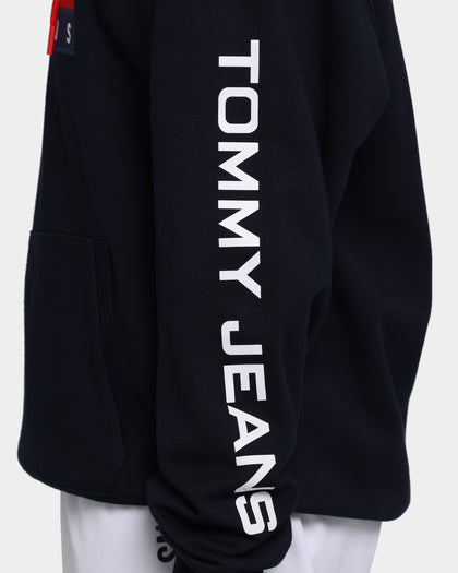 Tommy Jeans Street Archives Badge Logo Hoodie Desert Sky