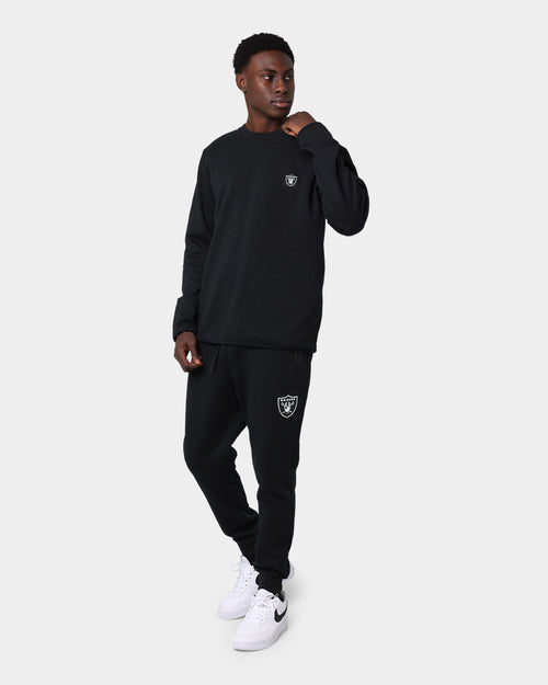 Majestic Athletic Las Vegas Raiders Champlain Crew Sweat Shirt Black