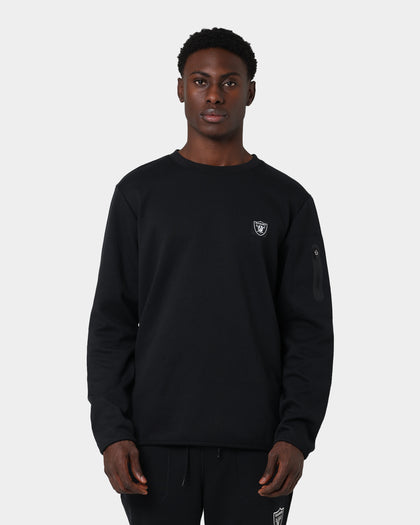 Majestic Athletic Las Vegas Raiders Champlain Crew Sweat Shirt Black