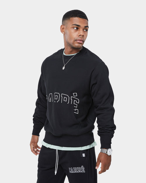 Carré Arc Pocket Crewneck Black