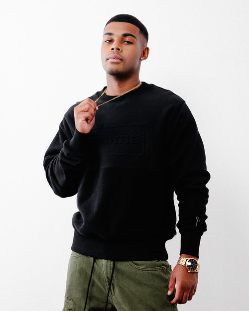 Carré Imprint Crewneck Black