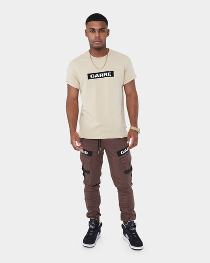 Carré Militant Short Sleeve T-Shirt Stone