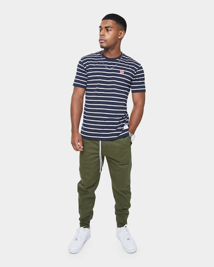 Carré Mini Mono Stripe Short Sleeve T-Shirt Navy/White