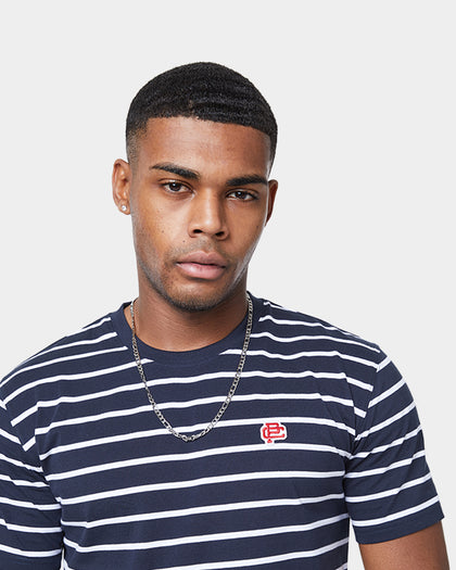 Carré Mini Mono Stripe Short Sleeve T-Shirt Navy/White
