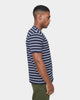 Carré Mini Mono Stripe Short Sleeve T-Shirt Navy/White