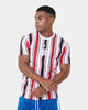 Carré MS Stripe Classique Short Sleeve T-Shirt Navy/Red/White