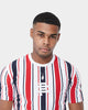 Carré MS Stripe Classique Short Sleeve T-Shirt Navy/Red/White