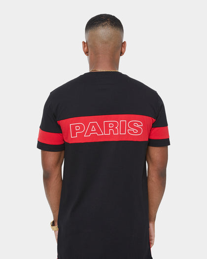 Carré Panneau Short Sleeve T-Shirt Black/Red