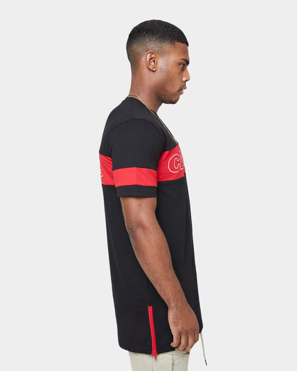 Carré Panneau Short Sleeve T-Shirt Black/Red