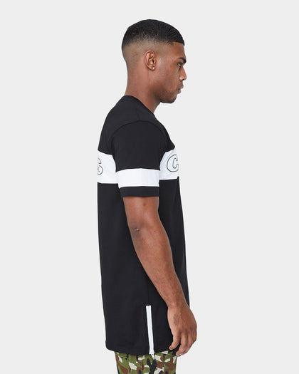 Carré Panneau Short Sleeve T-Shirt Black/White
