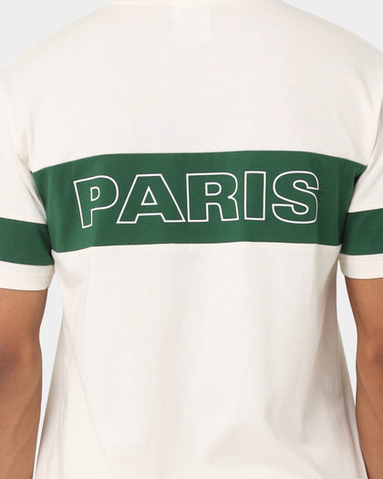 Carré Panneau T-Shirt Off White/Green