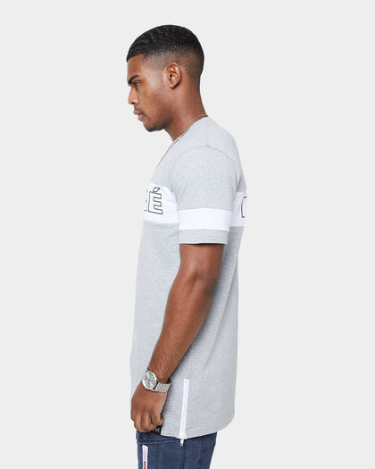 Carré Panneau Short Sleeve T-Shirt Grey Marle