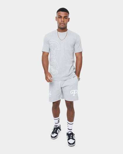 Carre Volle Pocket Short Sleeve T-Shirt Grey Marle