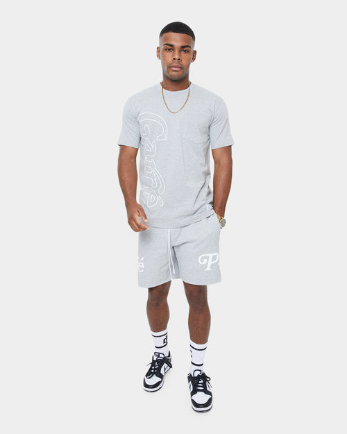 Carre Volle Pocket Short Sleeve T-Shirt Grey Marle