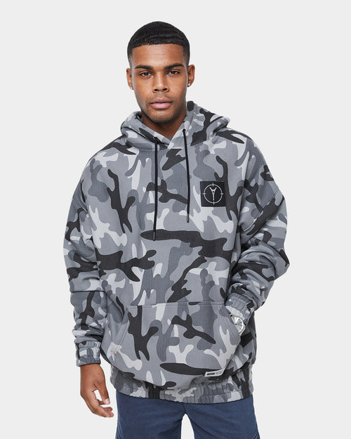 Carré Utilitaire Camo Hoodie Black Camo