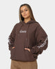 Carre Volle Hoodie Dark Brown