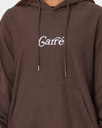 Carre Volle Hoodie Dark Brown