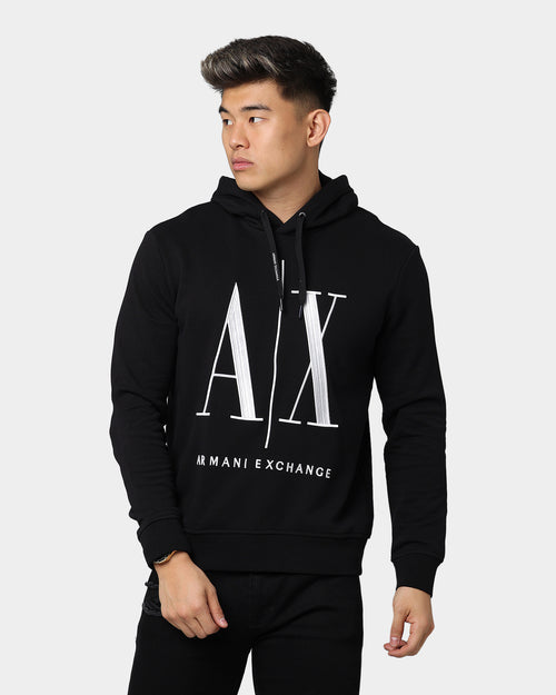 Armani Exchange Armani Exchange Felpa Hoodie Black