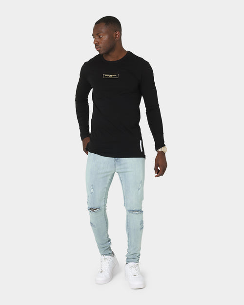 Saint Morta Alpha Homage Long Sleeve T-Shirt Black