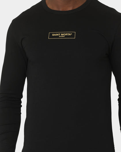 Saint Morta Alpha Homage Long Sleeve T-Shirt Black