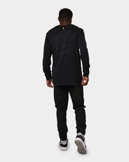 Under Armour Stephen Curry X Under Armour ASG Long Sleeve T-Shirt Black/Taxi