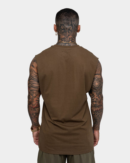 Envogue Allstar Muscle Singlet Khaki