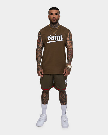 Envogue Allstar Muscle Singlet Khaki