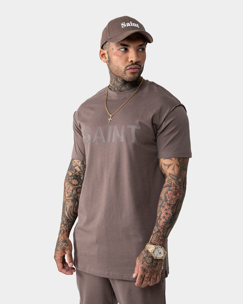 Saint Morta Carbon Lafayette T-Shirt Dark Brown