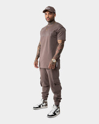 Saint Morta Carbon Lafayette T-Shirt Dark Brown