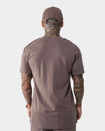 Saint Morta Carbon Lafayette T-Shirt Dark Brown